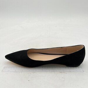 YDN Black Suede Pointed Toe Loafers